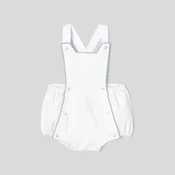 Combinaison, Barboteuse Et Ensemble-Jacadi Barboteuse bébé fille Mon premier - BLANC/BLEU