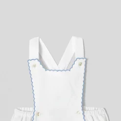 Combinaison, Barboteuse Et Ensemble-Jacadi Barboteuse bébé fille Mon premier - BLANC/BLEU
