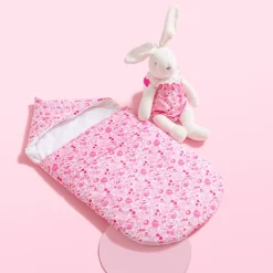 Doudou, Peluche|Eveil, Doudou Et Peluche-Jacadi Barboteuse pour peluche lapin moyen modèle - lore ROSE/MULTICO