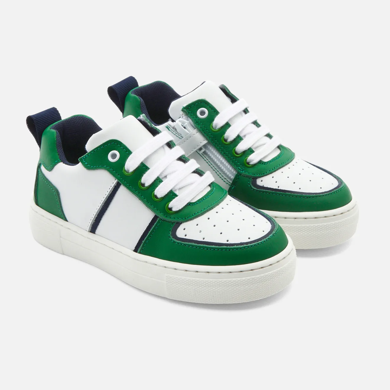 Baskets Et Tennis|Baskets Et Tennis-Jacadi Baskets enfant - MARINE/VERT