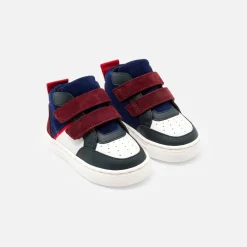 Baskets Et Tennis-Jacadi Baskets montantes bébé garçon - BLEU/ROUGE