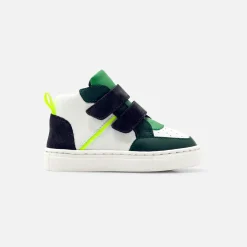 Baskets Et Tennis-Jacadi Baskets montantes bébé garçon - BLANC/VERT