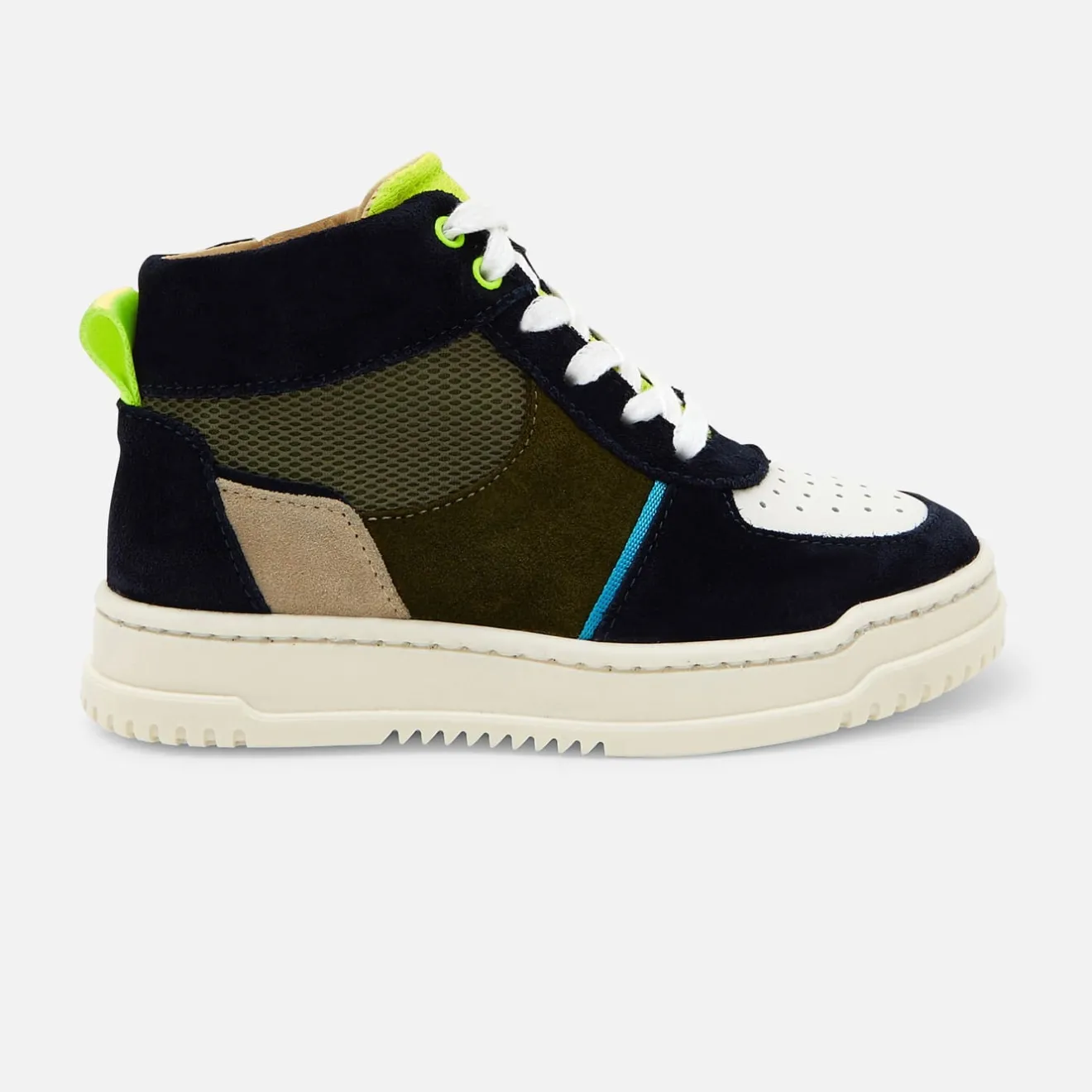 Baskets Et Tennis|Chaussures-Jacadi Baskets montantes enfant garçon - BLEU