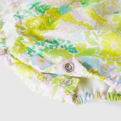 Combinaison, Barboteuse Et Ensemble-Jacadi Bloomer bébé fille en tissu Liberty - lore BLANC/MULTICO