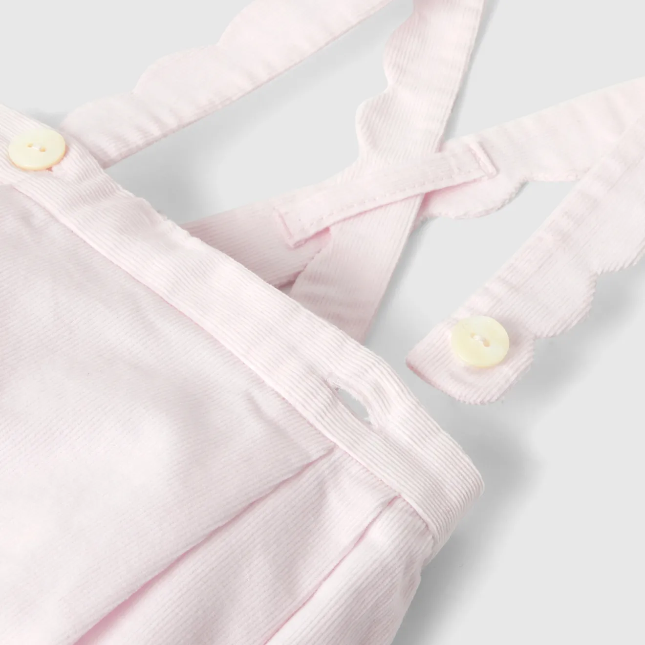 Combinaison, Barboteuse Et Ensemble-Jacadi Bloomer bébé fille en velours - rose pale ROSE PALE JACADI