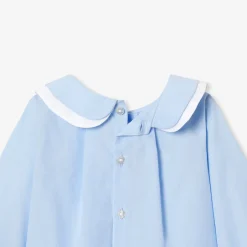 Blouse-Jacadi Blouse bébé fille en fil à fil de coton - BLEU/BLANC