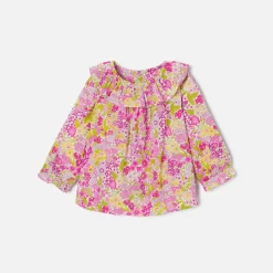 Blouse-Jacadi Blouse bébé fille en Tissu Liberty - lore BLANC/MULTICO