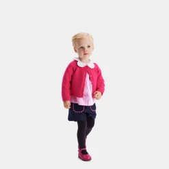 Blouse-Jacadi Blouse bébé fille rayée - BLANC/ROSE