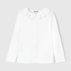 Blouse Et Chemise-Jacadi Blouse enfant fille en popeline - blanc BLANC JACADI
