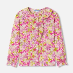 Blouse Et Chemise-Jacadi Blouse enfant fille en tissu Liberty - lore BLANC/MULTICO