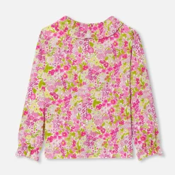 Blouse Et Chemise-Jacadi Blouse enfant fille en tissu Liberty - lore BLANC/MULTICO