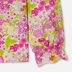 Blouse Et Chemise-Jacadi Blouse enfant fille en tissu Liberty - lore BLANC/MULTICO