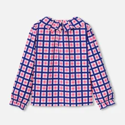 Blouse Et Chemise-Jacadi Blouse enfant fille en vichy - lore BLANC/MULTICO