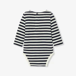 Body-Jacadi Body bébé à rayures - BLANC/BLEU