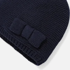 Accessoires-Jacadi Bonnet bébé fille - marine MARINE JACADI
