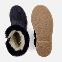 Chaussures Fourrées|Boots Et Botillons-Jacadi Boots fourrées enfant fille - marine MARINE JACADI