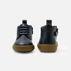Boots Et Bottillons-Jacadi Bottillons bébé garçon en cuir - marine MARINE JACADI