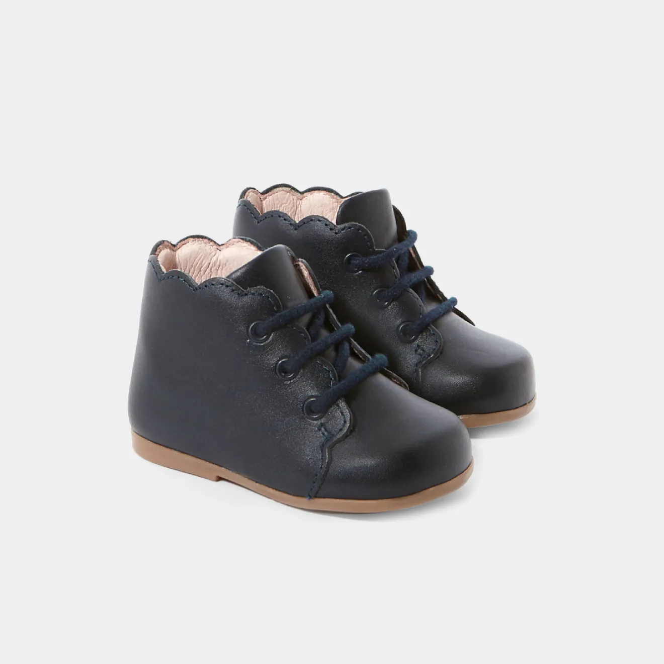 Boots Et Botillons|Chaussures-Jacadi Bottillons premiers pas bébé fille - marine MARINE JACADI