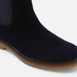 Boots Et Botillons|Chaussures-Jacadi Bottines enfant fille en cuir - marine MARINE JACADI