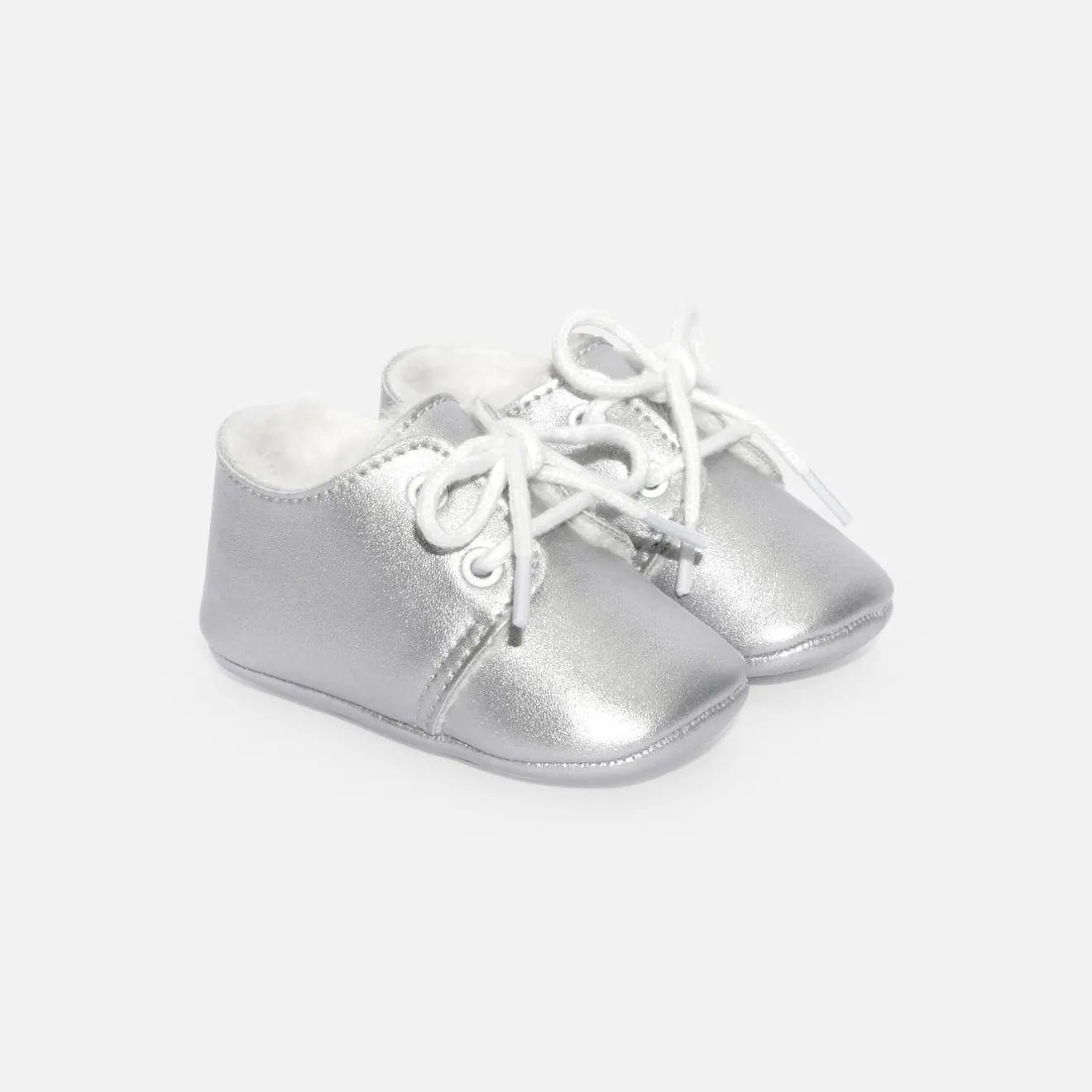 Accessoires-Jacadi Bottons bébé fille fourrés - ARGENT