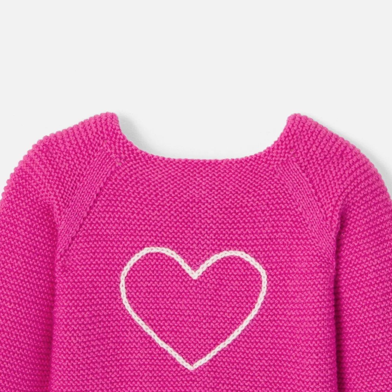 Pull, Sweat Et Cardigan-Jacadi Brassière Love Maille collection solidaire - ROSE/ROUGE