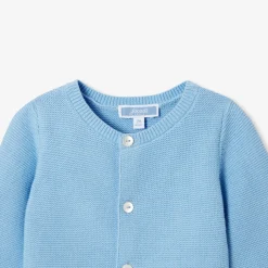 Pull, Sweat Et Cardigan-Jacadi Cardigan bébé en coton - BLEU OCEAN