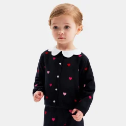 Pull, Sweat Et Cardigan-Jacadi Cardigan bébé fille - lore MARINE/MULTICO