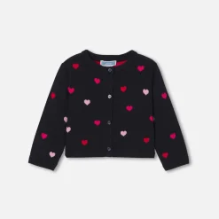 Pull, Sweat Et Cardigan-Jacadi Cardigan bébé fille - lore MARINE/MULTICO