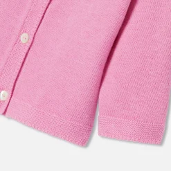 Pull, Sweat Et Cardigan-Jacadi Cardigan bébé fille en jersey - ROSE MOYEN