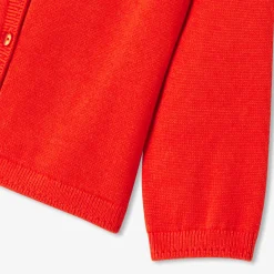 Pull, Sweat Et Cardigan-Jacadi Cardigan bébé fille en jersey - TANGERINE