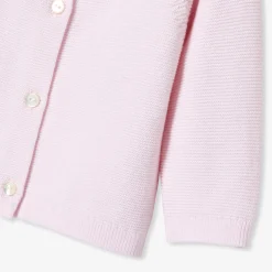 Pull, Sweat Et Cardigan-Jacadi Cardigan bébé fille en point mousse - rose pale ROSE PALE JACADI