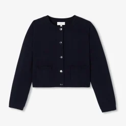Pull, Sweat Et Cardigan-Jacadi Cardigan court enfant fille - marine MARINE JACADI