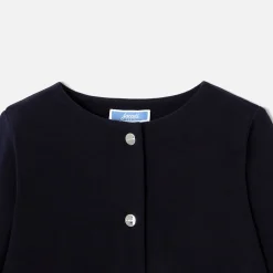 Pull, Sweat Et Cardigan-Jacadi Cardigan en molleton enfant fille - marine MARINE JACADI