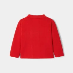 Pull, Sweat Et Cardigan-Jacadi Cardigan worker en tricot bébé garçon - ROUGE VIF