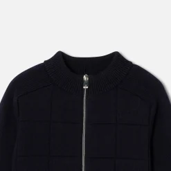 Pull, Sweat Et Cardigan-Jacadi Cardigan zippé bébé garçon - marine MARINE JACADI