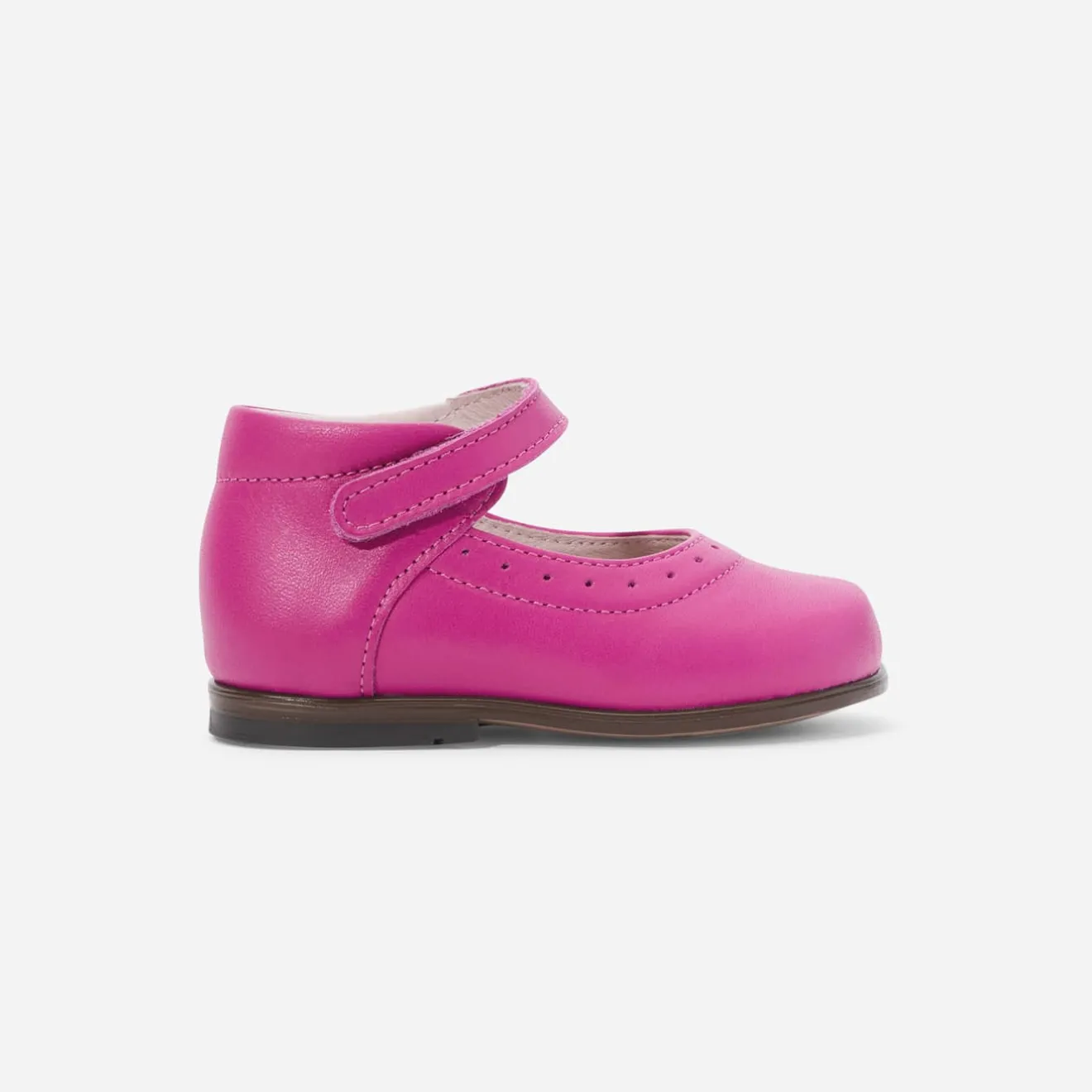 Babies, Charles Ix, Salomés Et Ballerines-Jacadi Charles IX bébé fille en cuir verni - ROSE