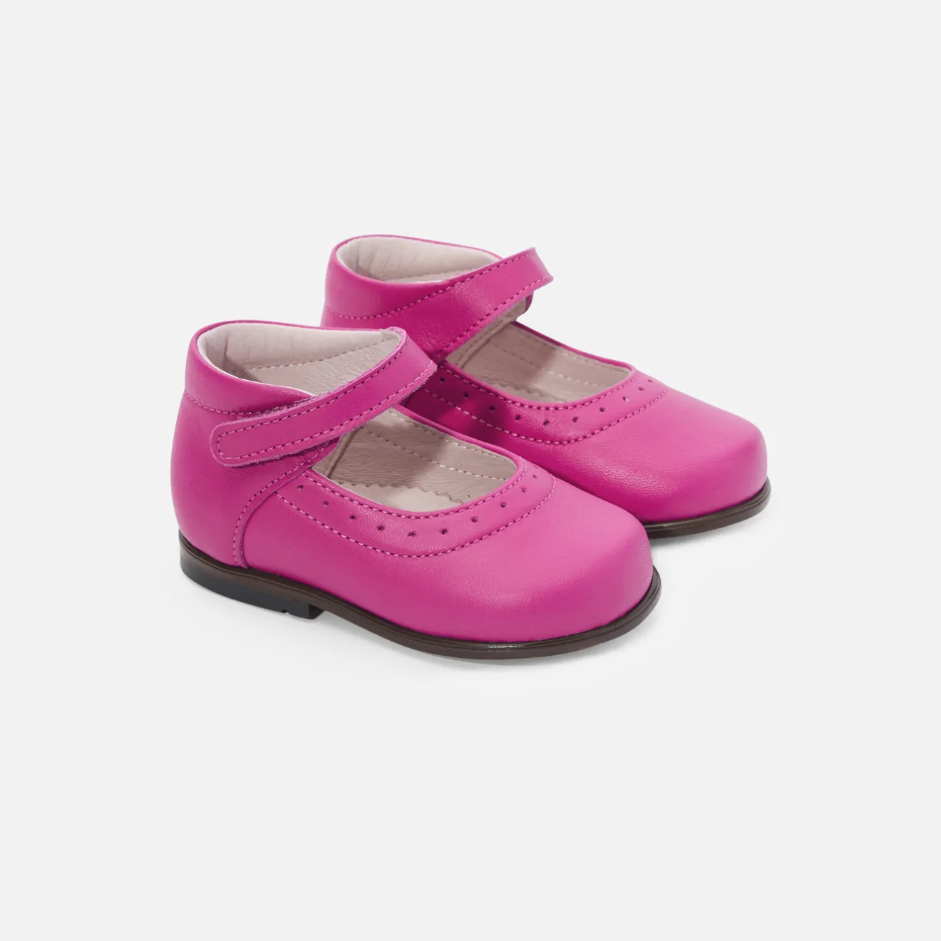 Babies, Charles Ix, Salomés Et Ballerines-Jacadi Charles IX bébé fille en cuir verni - ROSE