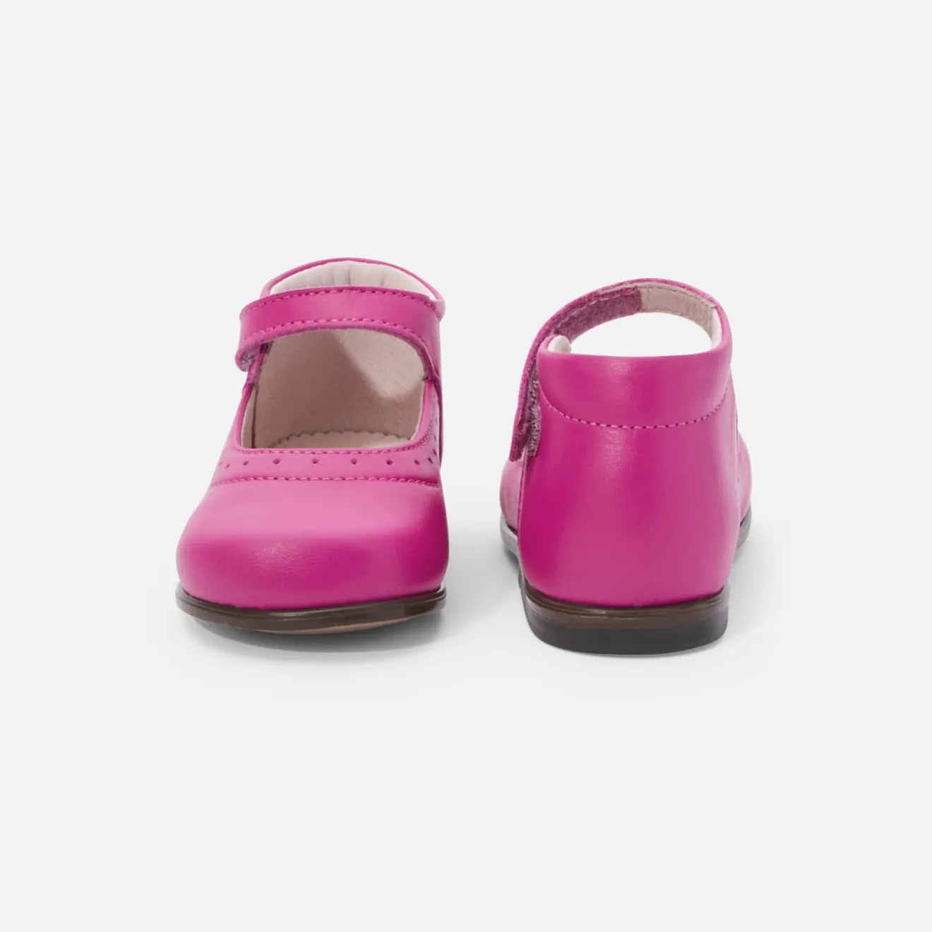 Babies, Charles Ix, Salomés Et Ballerines-Jacadi Charles IX bébé fille en cuir verni - ROSE