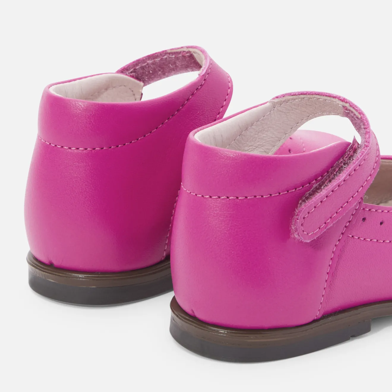 Babies, Charles Ix, Salomés Et Ballerines-Jacadi Charles IX bébé fille en cuir verni - ROSE
