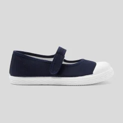 Chaussures En Toiles|Babies, Charles Ix, Salomés Et Ballerines-Jacadi Charles IX en toile enfant fille - marine MARINE JACADI