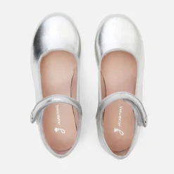 Babies, Charles Ix, Salomés Et Ballerines|Chaussures-Jacadi Charles IX enfant fille en cuir glacé - ARGENT