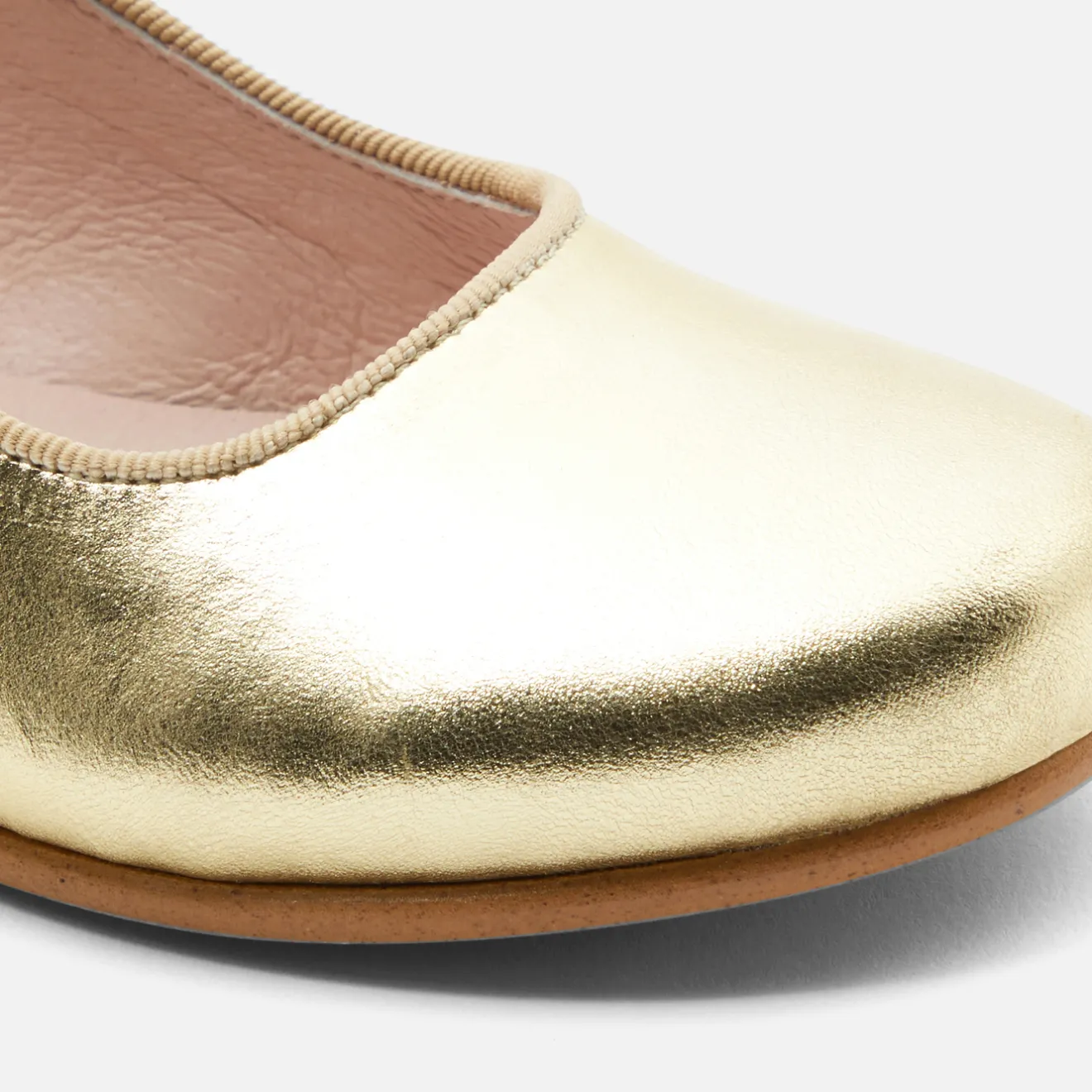 Babies, Charles Ix, Salomés Et Ballerines|Chaussures-Jacadi Charles IX enfant fille en cuir glacé - OR JAUNE