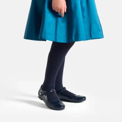 Babies, Charles Ix, Salomés Et Ballerines|Chaussures-Jacadi Charles IX enfant fille en cuir verni - marine MARINE JACADI