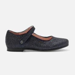 Babies, Charles Ix, Salomés Et Ballerines|Chaussures-Jacadi Charles IX enfant fille pailletées - marine MARINE JACADI