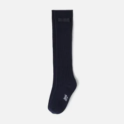 Accessoires-Jacadi Chaussettes hautes enfant fille - marine MARINE JACADI