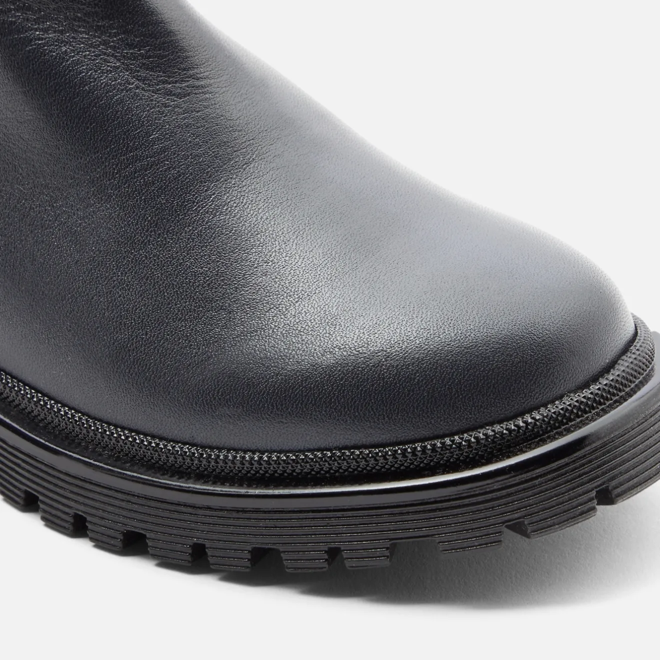 Boots Et Botillons|Chaussures-Jacadi Chelsea boots enfant fille en cuir lisse - marine MARINE JACADI