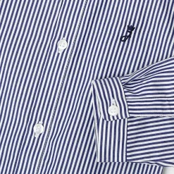 Chemise-Jacadi Chemise à rayures bébé garçon - BLANC/BLEU