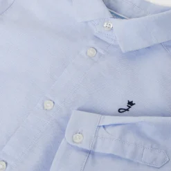 Chemise-Jacadi Chemise bébé garçon en Oxford - BLEU/BLANC