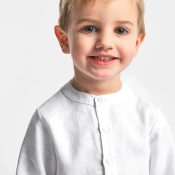 Chemise-Jacadi Chemise en lin bébé garçon - blanc BLANC JACADI