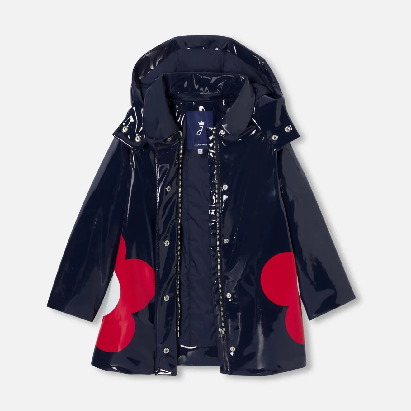 Manteau, Doudoune Et Veste-Jacadi Ciré vernis enfant fille - marine MARINE JACADI